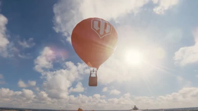 Смена дня и ночи в ангаре World of Tanks