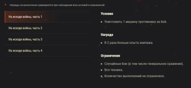 Акция «Годовщина завершения Второй мировой войны» World of Tanks