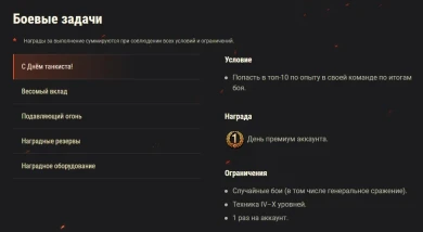 Акция «День танкиста» World of Tanks: x5, скидки и день према