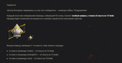 «Битва блогеров» завершена, и у нас есть победитель — команда LeBwa. 