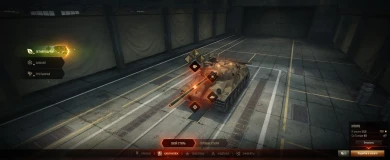 Изменении ангара кастомизации в патче 1.2 World of Tanks