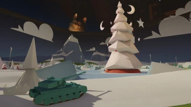 Зимний рейд: собирайте подарки в заснеженном бумажном мире в World of Tanks