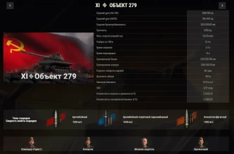 Финальные ТТХ всех танков которые можно получить в проекте «Орбита»