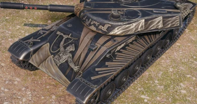 3D-стиль «Крылья Победы» для танка Т-100 ЛТ в Мире танков