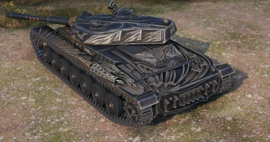 3D-стиль «Крылья Победы» для танка Т-100 ЛТ в Мире танков