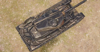 3D-стиль «Крылья Победы» для танка Т-100 ЛТ в Мире танков