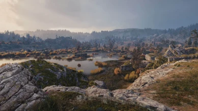 Новое освещение на карте «Карелия» в Мире танков