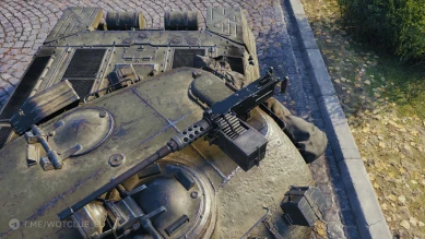 3D-объект «Тяжёлый пулемёт» из обновления 1.28.1 в World of Tanks