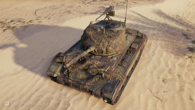 Танк Chaffee Camouflaged из обновления 1.28.1 в World of Tanks