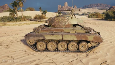 Танк Chaffee Camouflaged из обновления 1.28.1 в World of Tanks