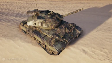 Танк Chaffee Camouflaged из обновления 1.28.1 в World of Tanks