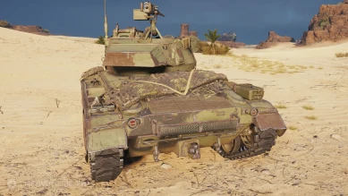 Танк Chaffee Camouflaged из обновления 1.28.1 в World of Tanks