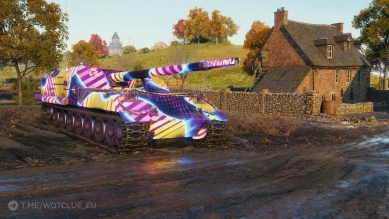 2D-стиль «Неоновый демон» из обновления 1.28.1 в World of Tanks