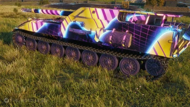 2D-стиль «Неоновый демон» из обновления 1.28.1 в World of Tanks
