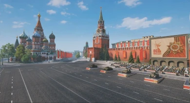 Новый ангар ко Дню Победы в Мир Танков