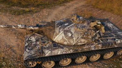 2D-стиль «Девушки-кошки» из обновления 1.29 в World of Tanks