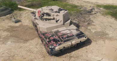 2D-стиль «Белый батист» для танка Type 5 Heavy в Мире танков