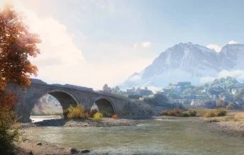 Новая карта с кавказскими горами в Мире танков