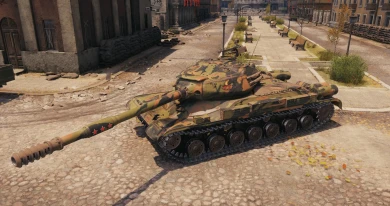 2D-стиль «Беспокойный огонь» в Мире танков