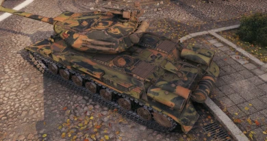 2D-стиль «Беспокойный огонь» в Мире танков