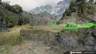 Изменения на карте «Перевал» в обновлении 1.35 Мир танков Изменения на карте «Перевал» в обновлении 1.35 Мир танков