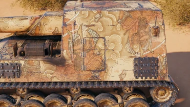 2D-стиль «Багровый ветер» из обновления 1.29.1 в World of Tanks