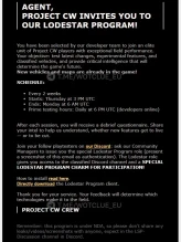 Рассылка доступов игрокам к Lodestar (супертест) Project CW #2