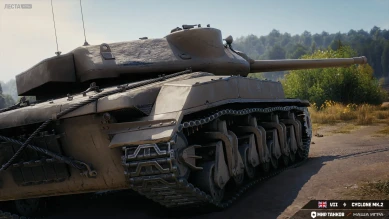 Тяжёлый танк VII уровня Cyclone Mk.2 в Мире танков