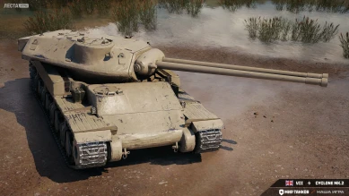 Тяжёлый танк VII уровня Cyclone Mk.2 в Мире танков