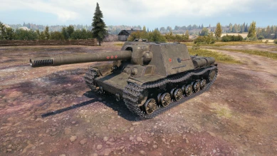 Скриншоты подарочной ПС-САУ У-18 на День рождения Мира танков