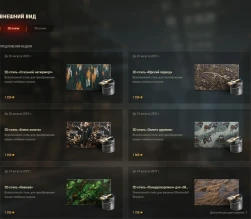 Специальные предложения во внутриигровом магазине World of Tanks. 2D и 3D-стили