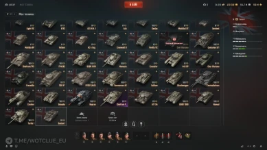 Новый ангарный интерфейс в обновление 2.0 World of Tanks