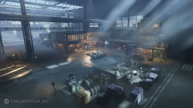 Новый основной ангар из обновления 2.0 в World of Tanks