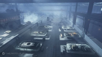 Новый основной ангар из обновления 2.0 в World of Tanks