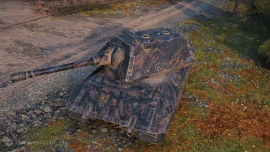 Настраиваемый 2D-cтиль «Король драконов (лазурный)» из обновления 2.0 в World of Tanks