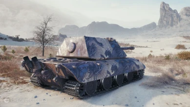 Настраиваемый 2D-cтиль «Король драконов (лазурный)» из обновления 2.0 в World of Tanks