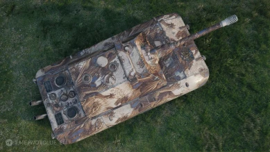 Настраиваемый 2D-cтиль «Король драконов (лазурный)» из обновления 2.0 в World of Tanks