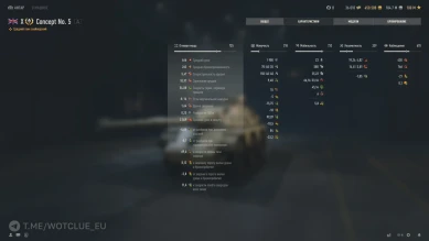 Новые экраны О машине и Обслуживание танка в World of Tanks 2.0