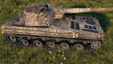 Уникальная кастомизация танка 11 лвл leKpz Borkenkäfer в World of Tanks 2.0