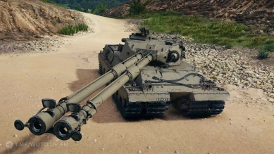 Танк 11 уровня FV4025 Contriver из обновления 2.0 в World of Tanks