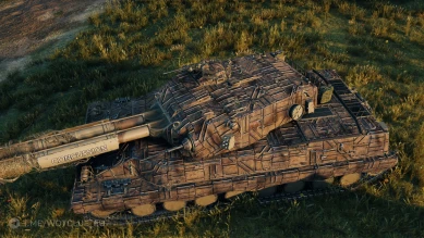 Уникальная кастомизация танка 11 уровня FV4025 Contriver в World of Tanks 2.0
