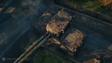 Уникальная кастомизация танка 11 уровня FV4025 Contriver в World of Tanks 2.0
