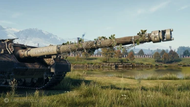 Уникальная кастомизация танка 11 уровня AT-FV230 Breaker в World of Tanks