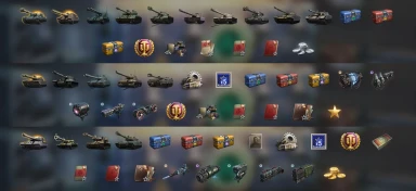 Многоуровневые (рарные) коробки Ваффентрагер 2025 в китайском регионе World of Tanks