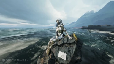 Памятная скульптура на карте «Нордскар» в World of Tanks