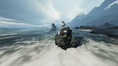 Памятная скульптура на карте «Нордскар» в World of Tanks