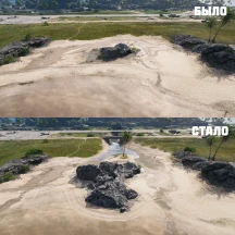 Изменения карты «Устричный залив» в обновлении 1.38 Мир танков