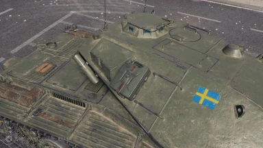 Скриншоты танка Stridsyxa из обновления 2.0.1 в World of Tanks