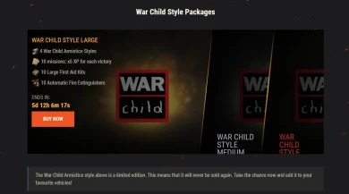 Поддержите детей войны в 100-летнюю годовщину перемирия в World of Tanks Поддержите детей войны в 100-летнюю годовщину перемирия в World of Tanks