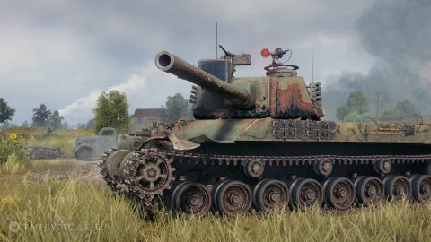 Скриншоты наградного танка «Шрам» из события «Вавилон: Запретная зона» в World of Tanks